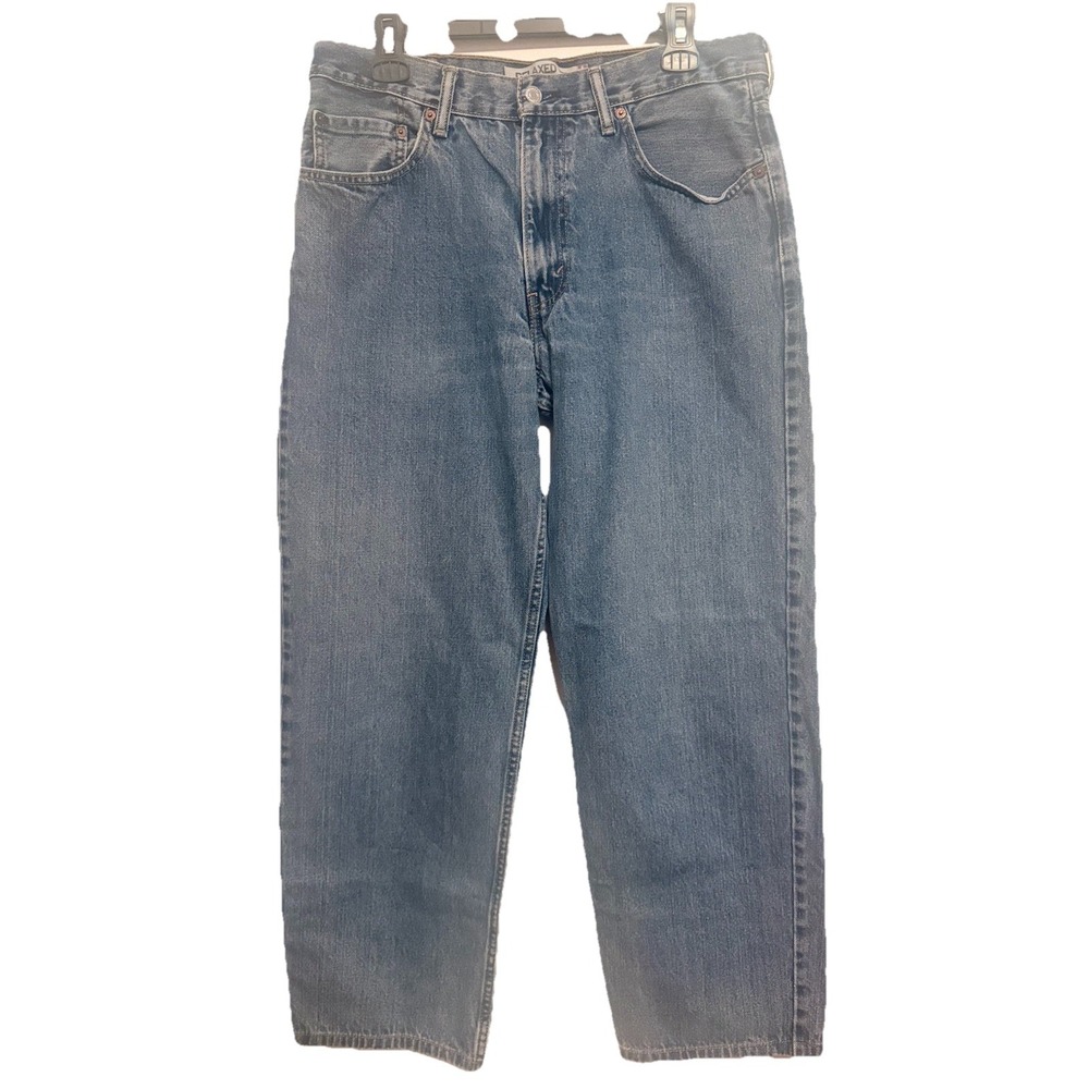 Levi's 550 Men's Relaxed Fit Jeans - 34x32 Medium/stone Wash Excellent Condition